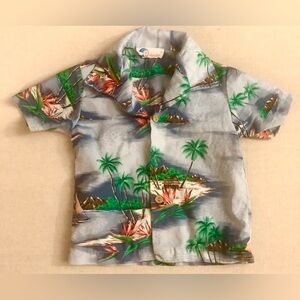Vintage Islander Tropical Hawaiian Toddler Shirt 4T